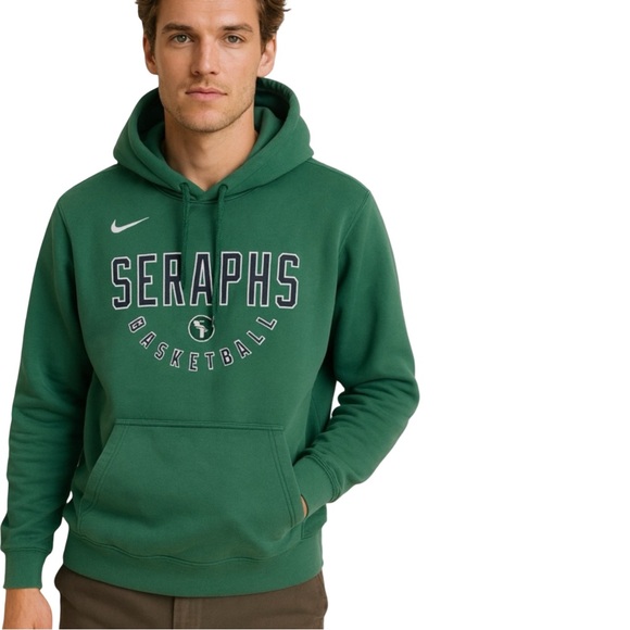 Nike Other - Men’s Nike St. Bonaventure Seraphs Basketball Green Hoodie Sweatshirt Size Small